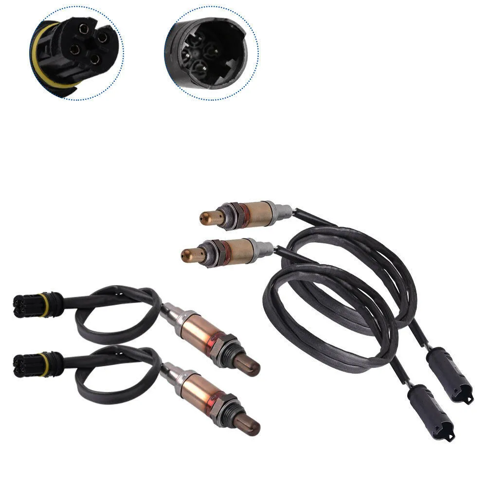 

4pcs Upstream+Downstream Oxygen Sensor 234-4672 234-4683 11781739845 11781247406 For 98-06 BMW 323i 325i X3 X5 E39 E46