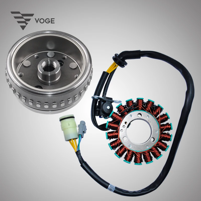 Motorcycle Lx300r Lx300rr Lx300ac Original Magneto Spindle Rotor Coil Apply for Loncin Voge