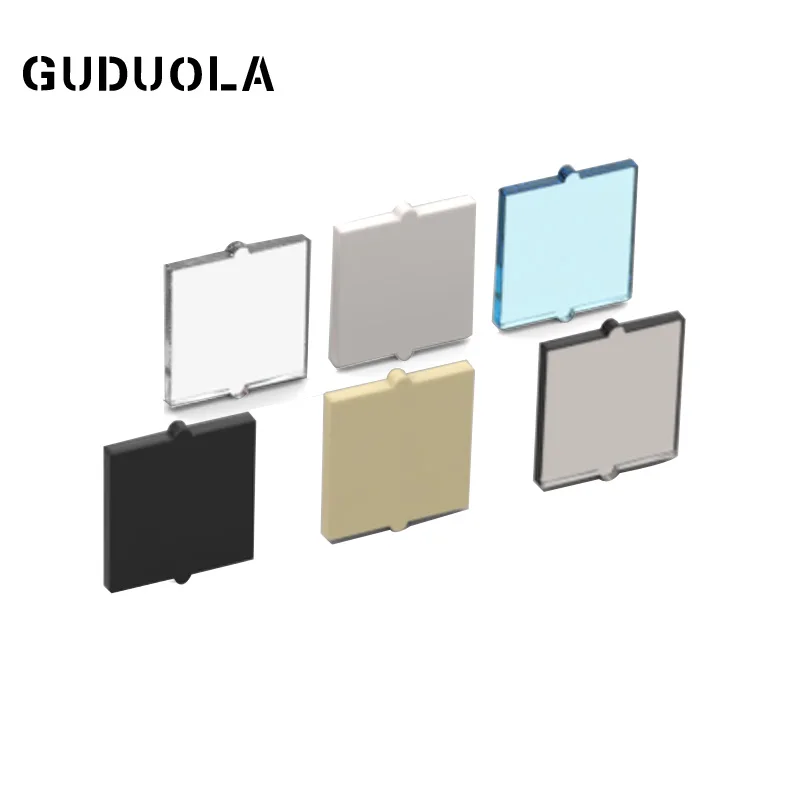 Guduola Special Brick Glass for 1x2x2 Window 60601/4862 MOC Build Educational DIY Toys Parts 40pcs/LOT