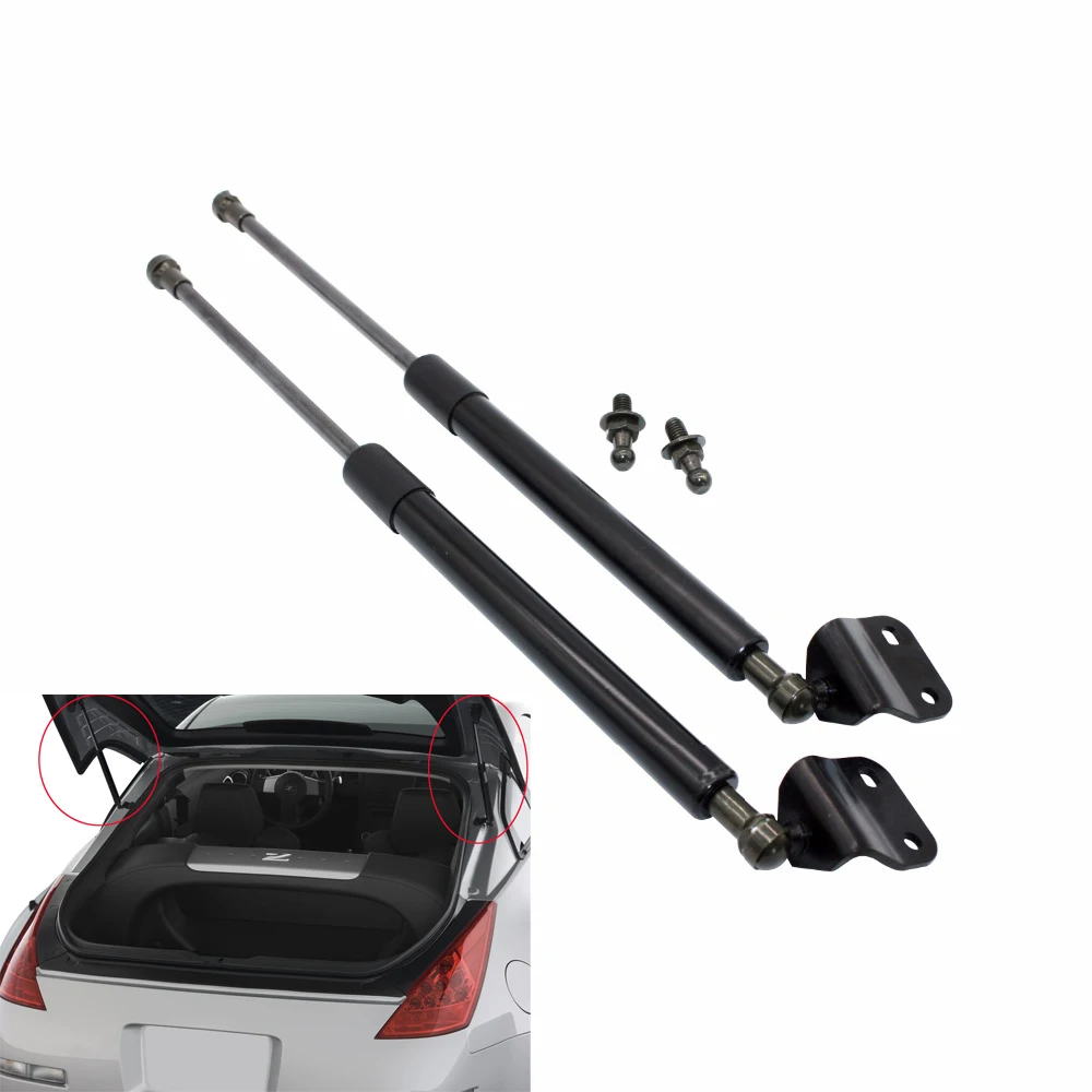 

Tailgate Lift Supports for Nissan 350Z Z33 Coupe 2003-2009 With Factory Original Rear Spoiler Boot Gas Struts Springs Dampers