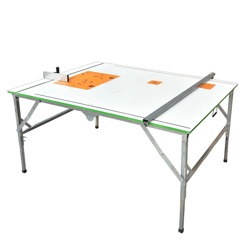 

mgj001 Multifunctional Portable Woodworking Saw Table Work Table High-quality Household Folding Woodworking Workbench (1.5*1.2m)