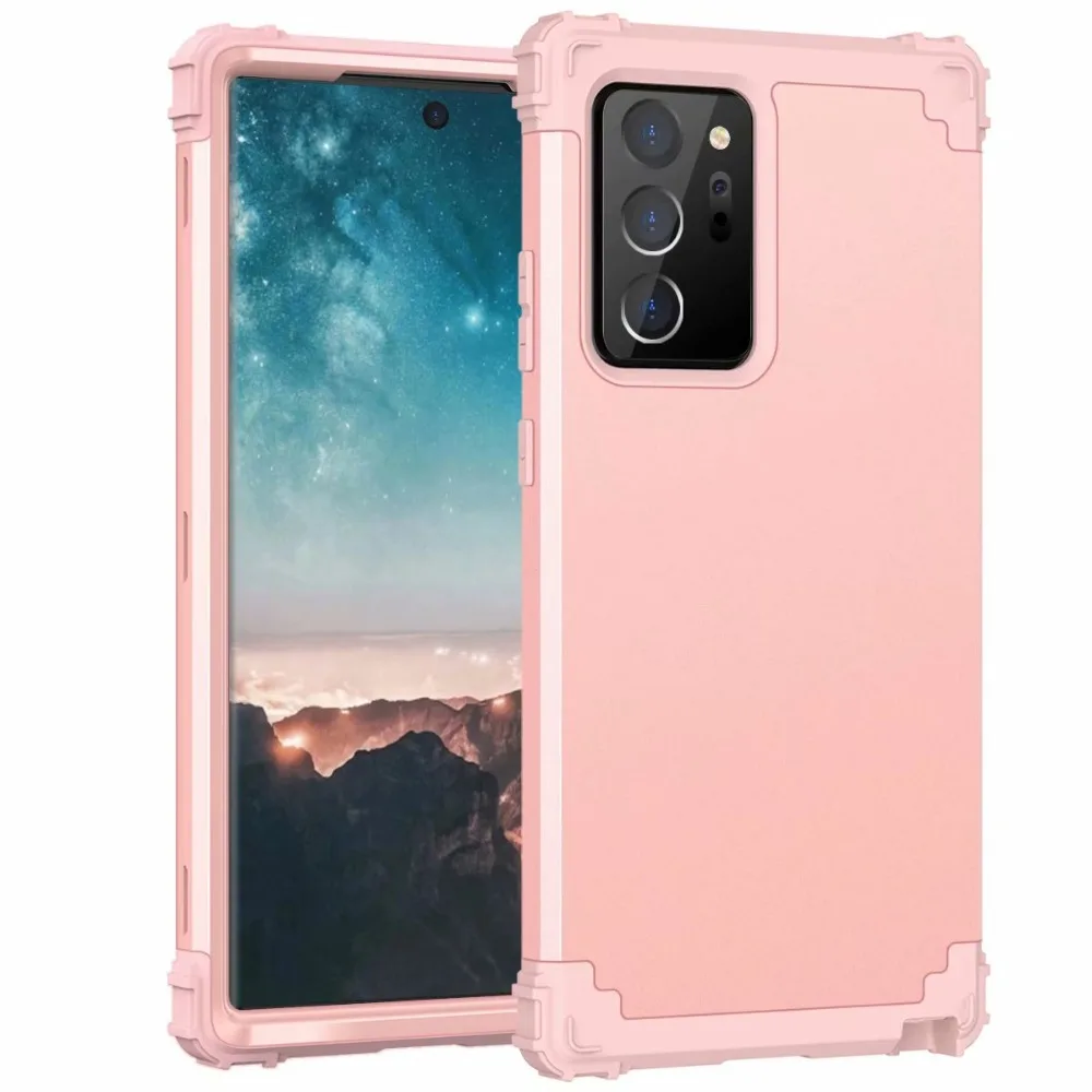 Heavy Duty Hybrid Sturdy Armor Defender High Impact Shockproof Protective Cover Case For Samsung Galaxy Note 20 Ultra/Note 20