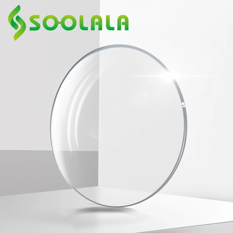 

SOOLALA Progressive Prescription Myopia Customized Photochromic Resin Aspheric Glasses Lenses Optical Lens -0.5 -0.75 to -8.0