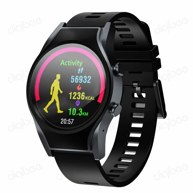 Reloj inteligente con pantalla táctil redonda OLED, dispositivo con cámara espion espia, Mini cámara, grabadora de Audio y vídeo por voz, HD 1080P, rastreador de Fitness