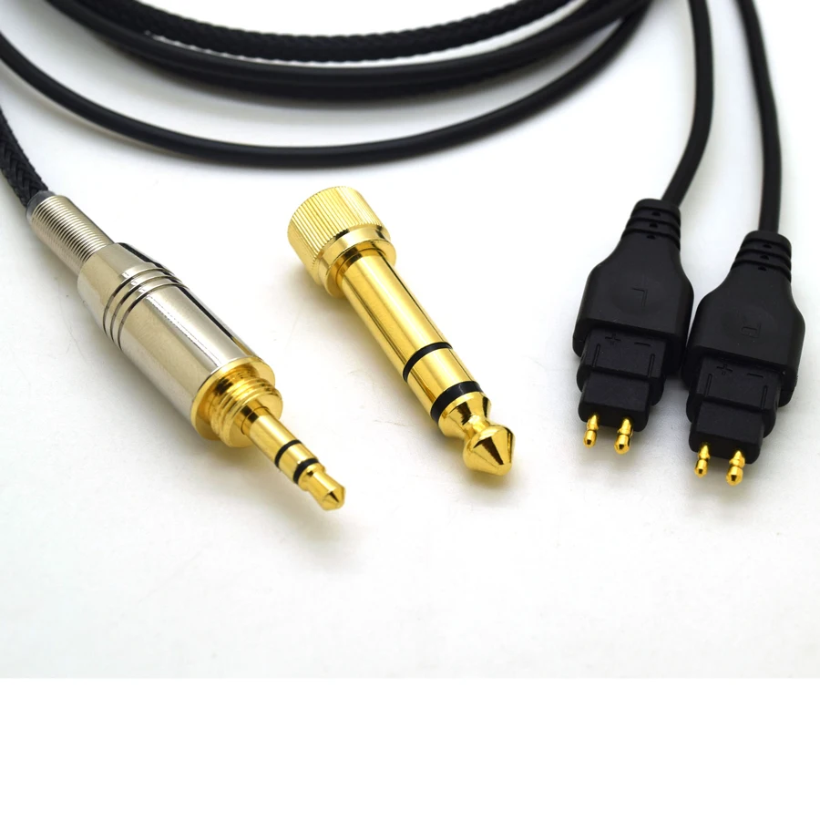 Cáp cho Sennheise Headphone HD525 HD545 HD565 HD650 HD600 HD580 Tai Nghe Thay Thế Cáp Âm Thanh Dây 3.5mm đến 6.35mm jack