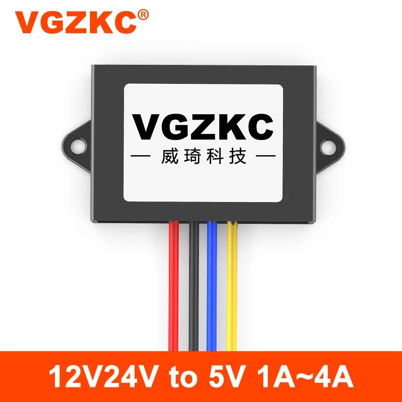 VGZKC DC-DC fully isolated 12V24V36V48V60V72V80V100V to 5V 1~20A DC step-down power converter