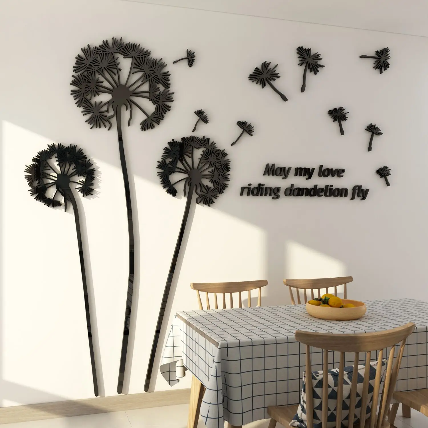 3D Mirror Wall Sticker Sofa Background Decor Children Bedroom Wall Decals Modern Landscape Wallpaper Living Room Sticker