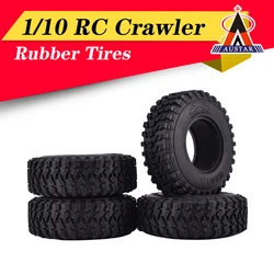 4Pcs AUSTAR AX-8020 1.9 Inch 105mm Rubber Rocks Crawler Tires Tyre for 1/10 Traxxas Redcat SCX10 AXIAL RC4WD TF2 RC Car