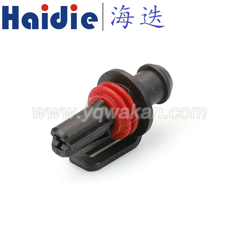 

Free shipping 2sets 1pin auto housing plug wiring harness cable waterproof connector 94962911