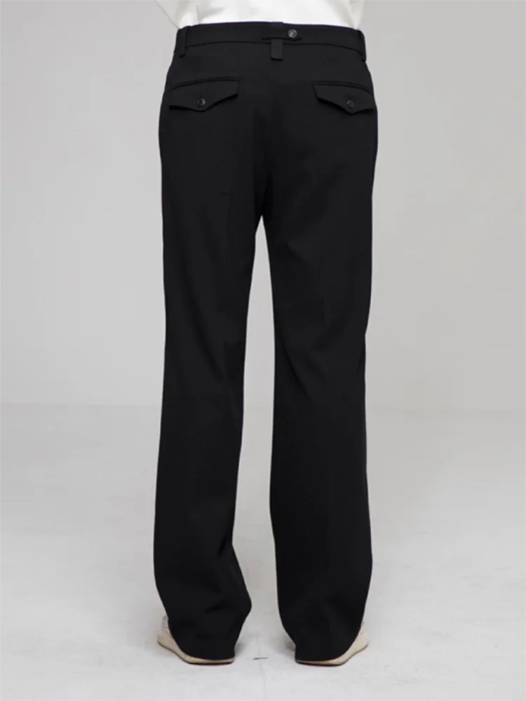 Men's new style men's hair stylist fashion trend street style hip-hop casual trousers long trousers plus-size singer costumes