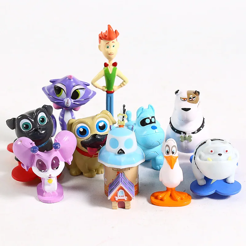 Puppy Dog Pals Bingo Rolly PVC Figures Kids Toys Gifts 10pcs/set