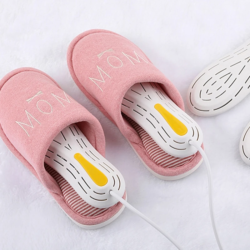 ฤดูหนาวที่อบอุ่นรองเท้าไฟฟ้าเครื่องเป่าผมแบบพกพา Race Car Shape ชั้นวางรองเท้าบูตเครื่องทำความร้อน U1JE