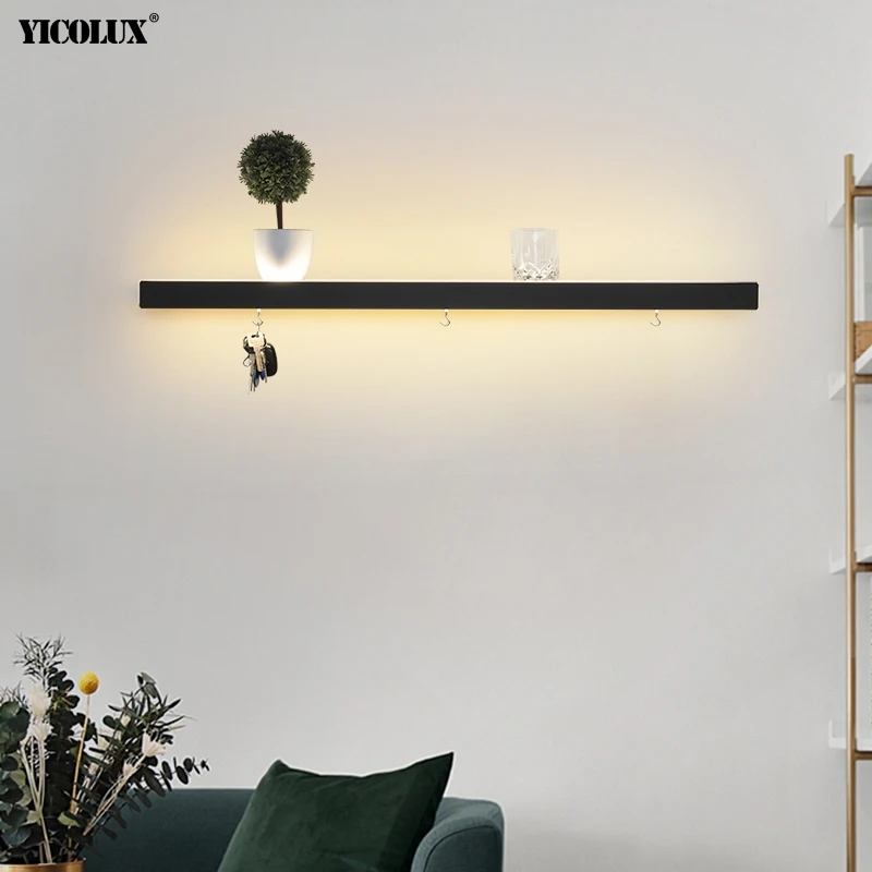 Simple With Hook New Modern LED Wall Lamps Can Put Things Study Living Room Bedroom Bedside Mirror Aisle Indoor Lighting Lights