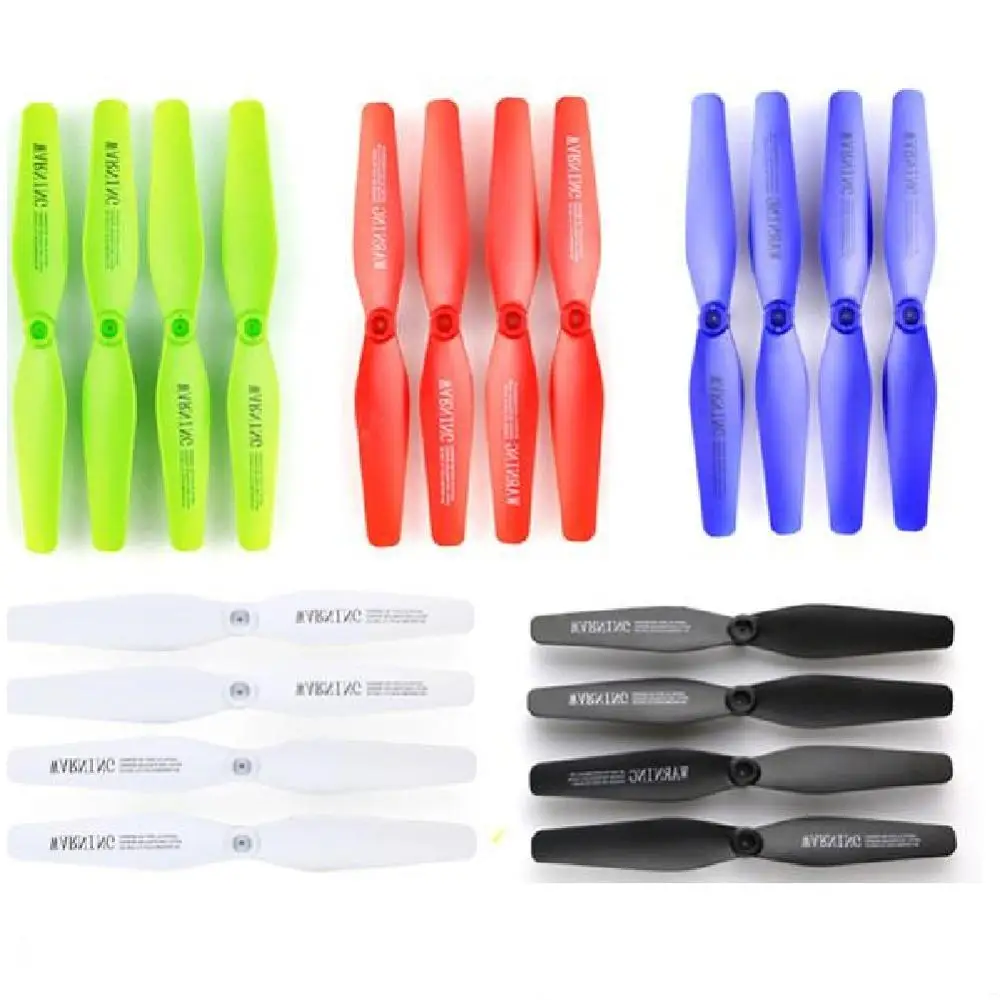 20pcs Drone Propellers, Blades Propellers Rotor Spare Parts for Syma X5HC X5HW Rc Quadcopter, 5 Color Propellers