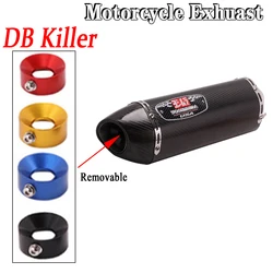 DB Killer-silenciador de Escape para motocicleta Yoshimura, tubo de Escape de acero inoxidable, extraíble, solo DB Killer