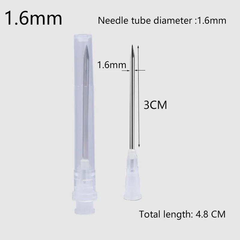 25pcs Aseptic Packaging Pointed Needle Tip Transparent Syringe Glue Clear Cap Dispensing Tool