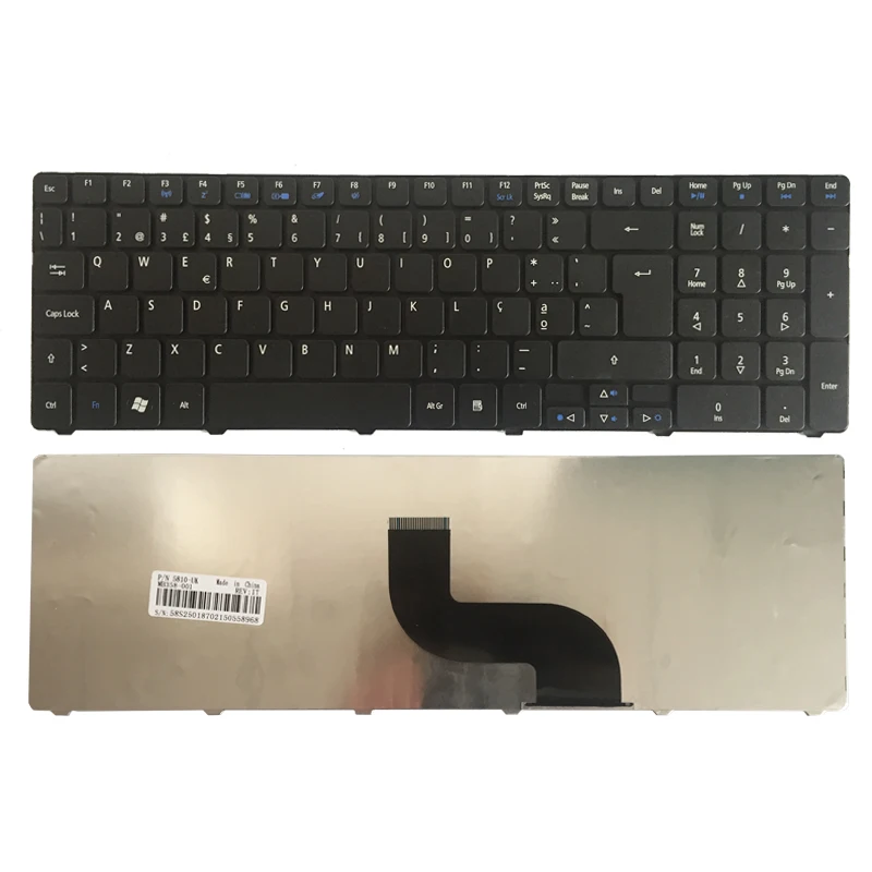 Portuguese keyboard For Acer eMachine E440 E640 E640G E642 E642G E442 E730 E732 E644 E529 E729 G640 G730 G730G Laptop PO black