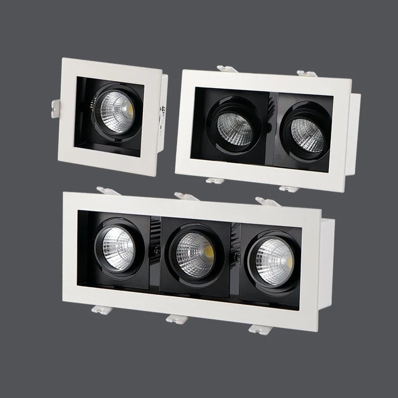 Emissor de luz led para teto ajustável, economia de energia, 10w, 20w, 30w, para iluminação doméstica, ce/rohs
