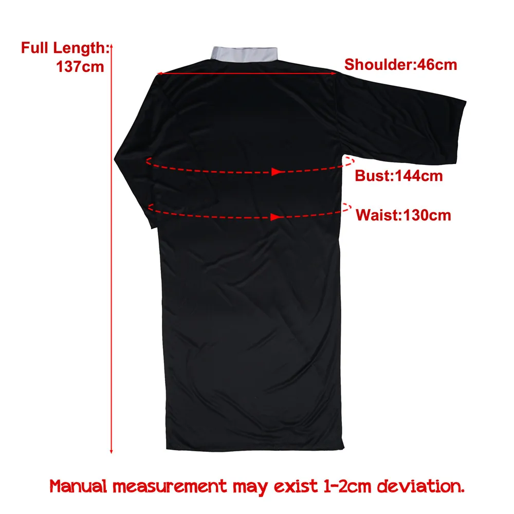 ผู้ใหญ่ Medieval Priest Robe Halloween ผู้ชาย Missionary คอสเพลย์เครื่องแต่งกาย Carnival อีสเตอร์ Purim แฟนซีชุด
