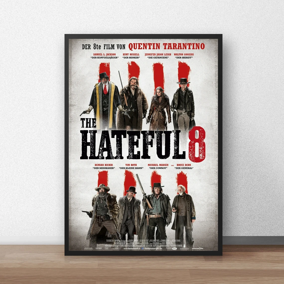 The Hateful Eight Movie Poster Canvas Art Print Home Decoration Wall Painting ( No Frame )