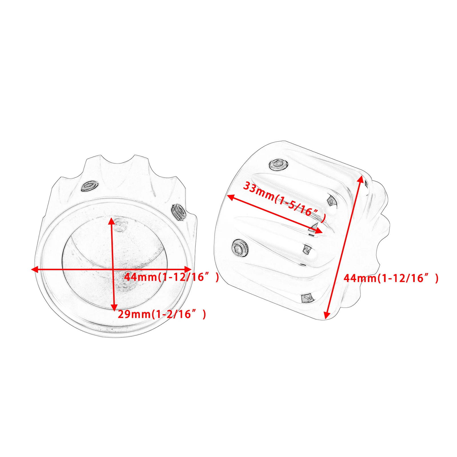 Front 29MM Axle Nut Covers Cap Inner Diameter Aluminum For Harley FLDE FLHCS FLSB FXBB FXBR FXBRS 2018-later Motorcycle