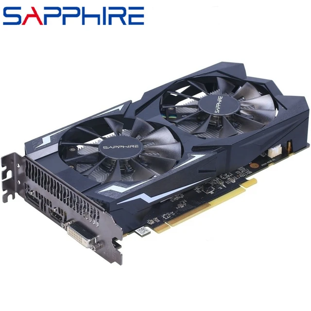 SAPPHIRE RX 460 2GB GDDR5 Graphics Cards For AMD RX 400 Series Video Card 7000MHz Radeon RX 460 2G DisplayPort HDMI DVI Used