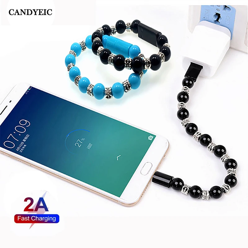 Hand Chain Cable for Samsung Galaxy Infinix Zero 40 Tecno Spark 30C Doogee T10E Blackview Tab 18 OnePlus 12R TCL 50 Charging