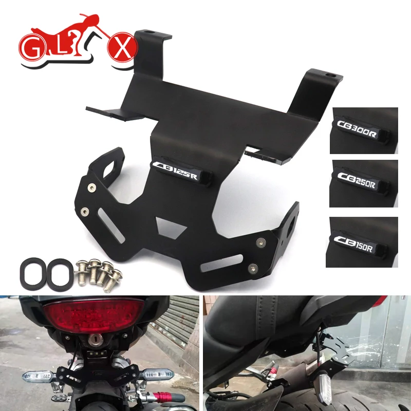 For Honda CB300R CB250R CB150R CB125R CB 300R CB 250R CB 125R CB 150R Motorcycle Accessories License Plate Holder Frame Bracket