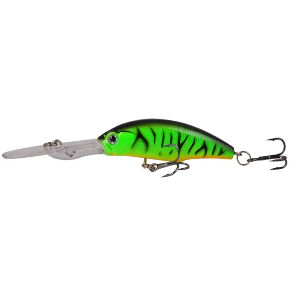 1 stücke 10cm 7,5g Lange Zunge Elritze Fischerei Locken Schwimm Wobbler Crankbait Bass Künstliche Köder Pike Karpfen angelgerät