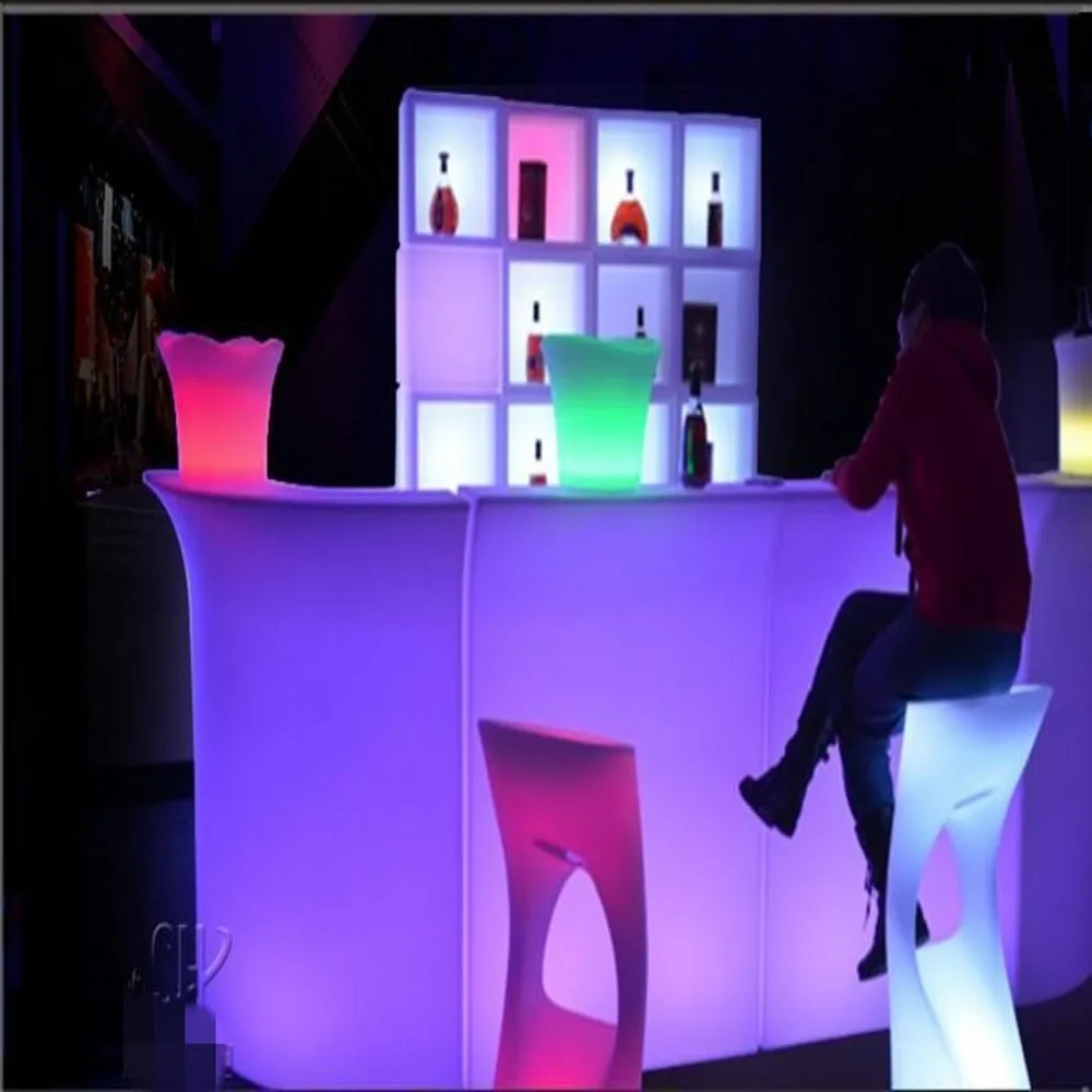 Comptoir de Caisse LED Shoous Bar, Rechargeable, pour Documents, Proxy, avec Grand Rangement, Nouvelle Collection