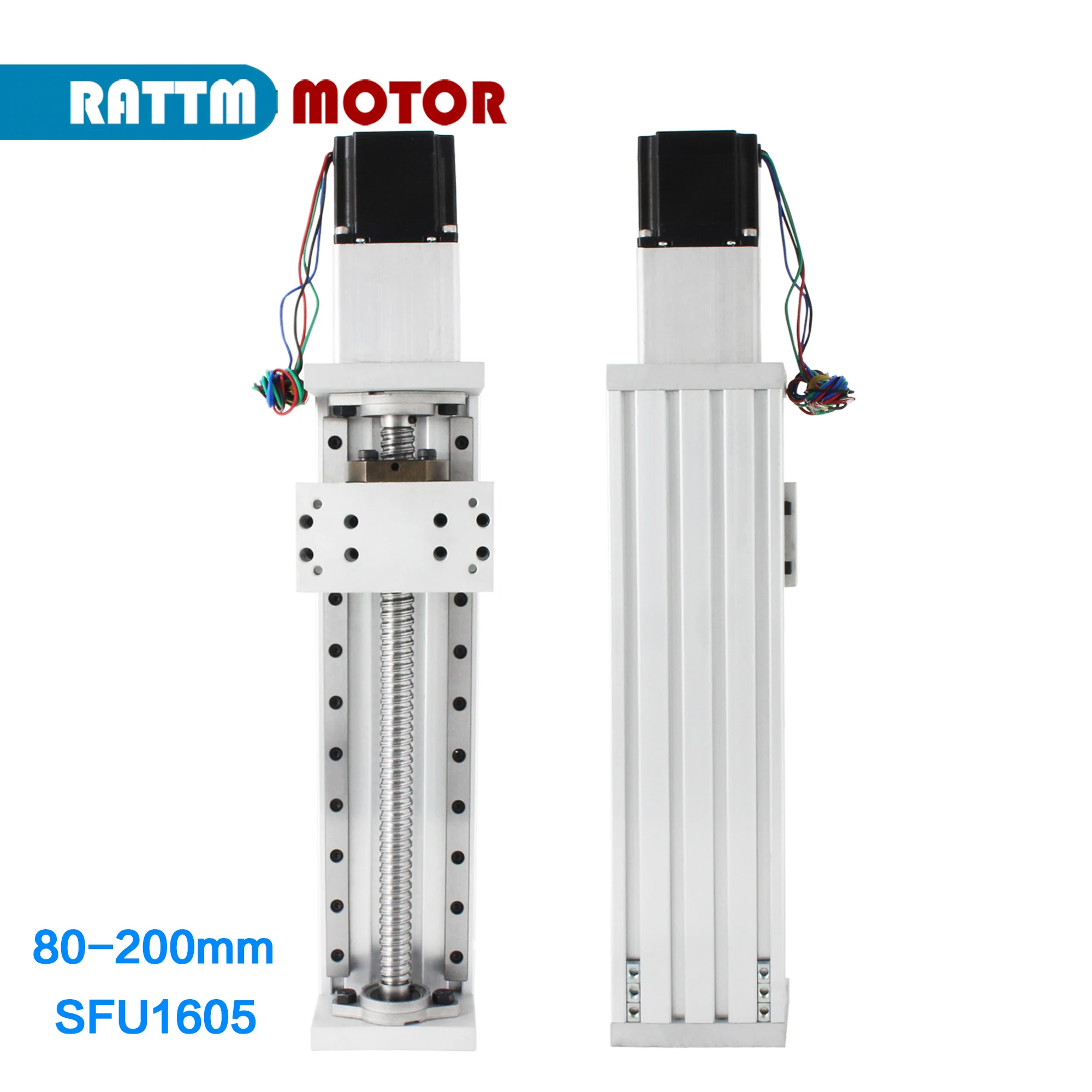 

CNC Linear Guide Actuator Stage Rail Motion Slide Table & SFU1605 Ball screw 200mm / 400mm Travel