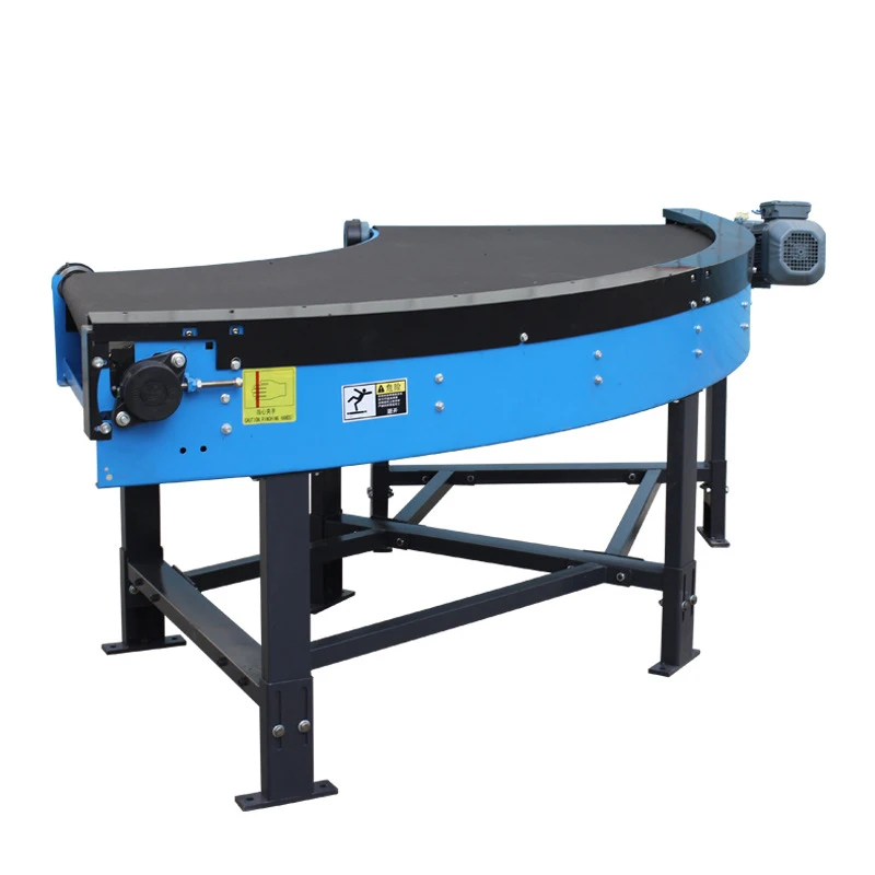 Assembly line turning conveyor 90 degree chain turning belt conveyor PVC assembly line turning conveyor