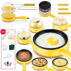 220V Omelet Steamer Egg Cooker Egg Frying Pan Auto Power Off Breakfast Maker Tortilla Multi-function Non-stick pot