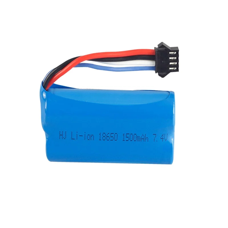 7.4V 1500mAh 18650 akumulator litowo-jonowy do UDI R/C UDI001 UDI011 UDI901 Udi007 UDI002 HQ960 / 747 Venom motorówka samochód 7.4v akumulator