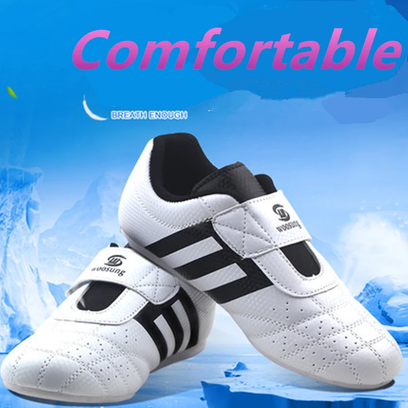 Breathable Taekwondo Shoes Men High Quality Kung Fu Shoes Wushu Taichi Karate Martial Arts Wrestling fight shoes for kids women