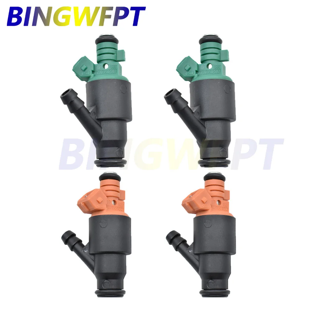 4PCS Fuel Injector Nozzles 0280150502 0280150504 For Kia Sportage 2.0L 1995 1996 1997 1998 1999 2000 2001 2002