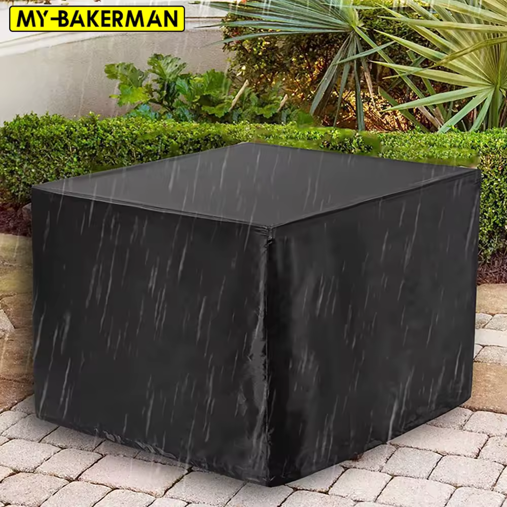 Tamanho pequeno ร prova dwaterproof รกgua ao ar livre pรกtio jardim mรณveis cobre chuva neve cadeira capas para sofรก mesa cadeira capa ร prova de poeira