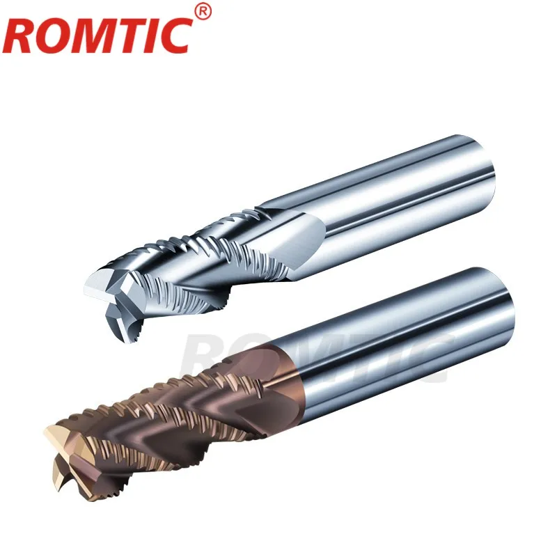 Fresa rivestimento in lega utensile in acciaio al tungsteno Cnc Maching 4 lame sgrossatura frese fresa fresa per metallo