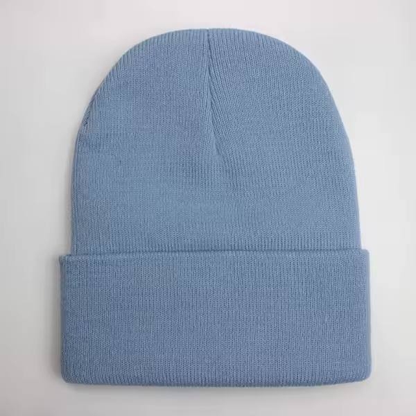 Solid Unisex Beanie Autumn Winter Wool Blends Soft Warm Knitted Cap Men Women SkullCap Hats Gorro Ski Caps 24 Colors Beanies - Image 30