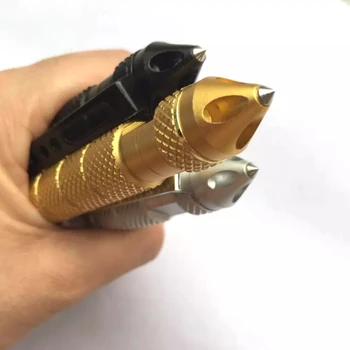 Outil de défense personnelle de haute qualité, stylo tactique d'auto-défense, polyvalent en aluminium d'aviation antidérapant, Portable pour l'extérieur EDC