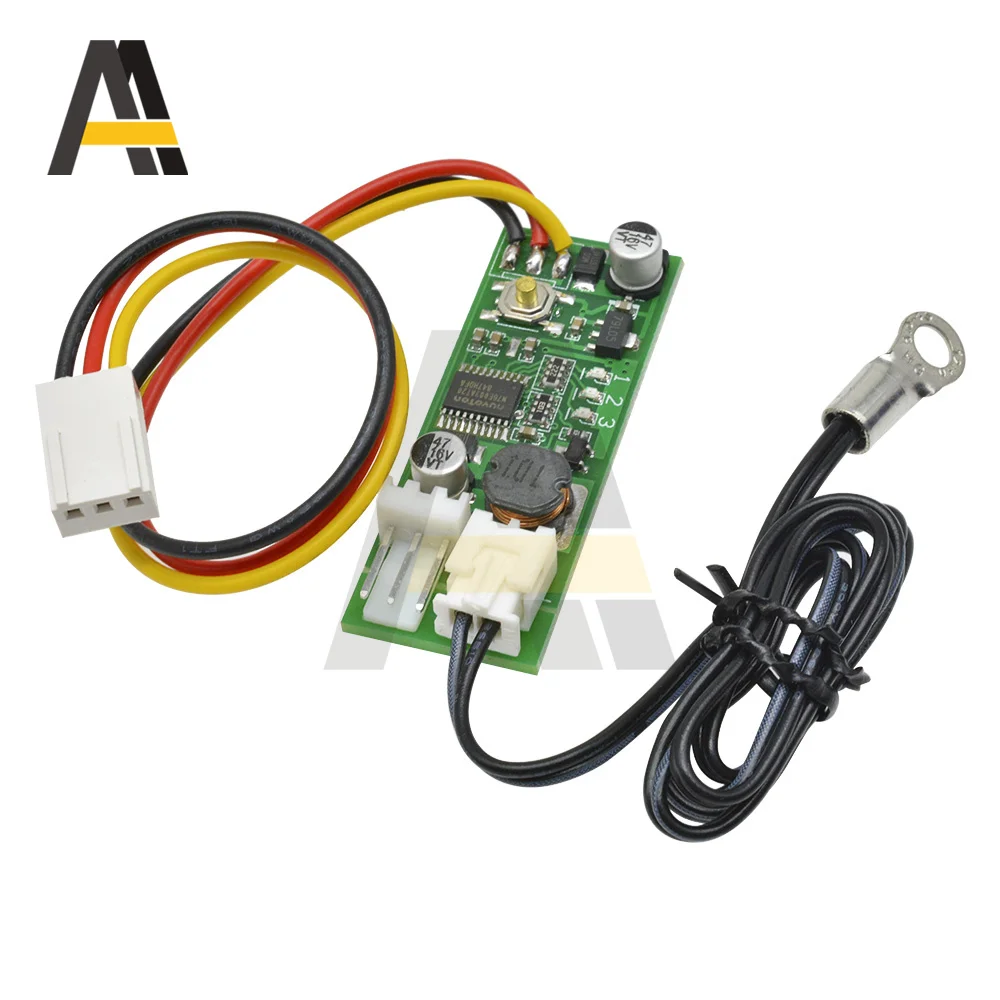 2 3 4 Wires DC 5V/12V PWM Fan Temperature Speed Controller Governor Switch Temperature Control Module For Computer PC Fan/alarm