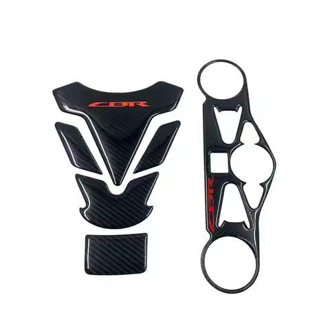 Motorcycle Sticker Carbon Fiber Pattern Top Triple Clamp Yoke Case for HONDA CBR1000RR CBR 1000RR 2008 2009 2010 2011