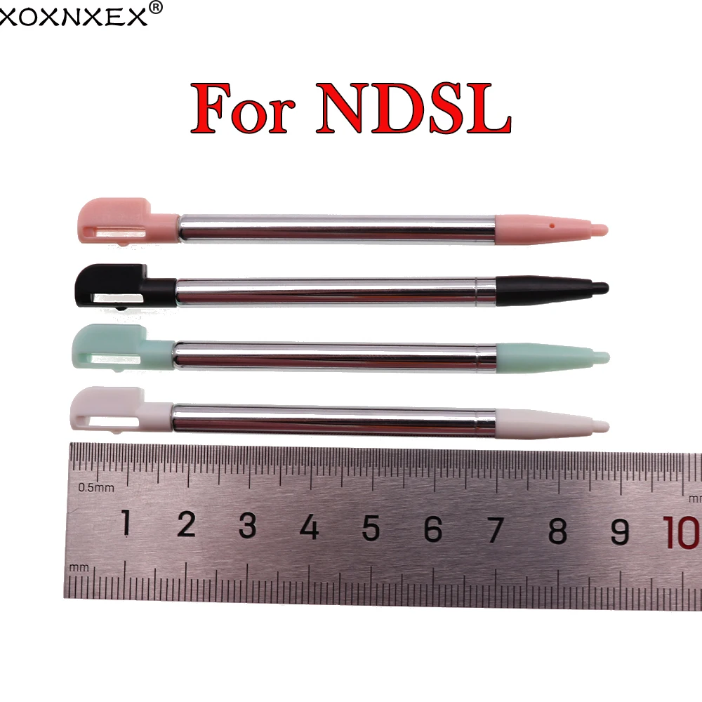 XOXNXEX 4pcs Aluminum Plastic Retractable Replacement Stylus Metal Extendable Touch Pen for Nintendo DS Lite for NDSL