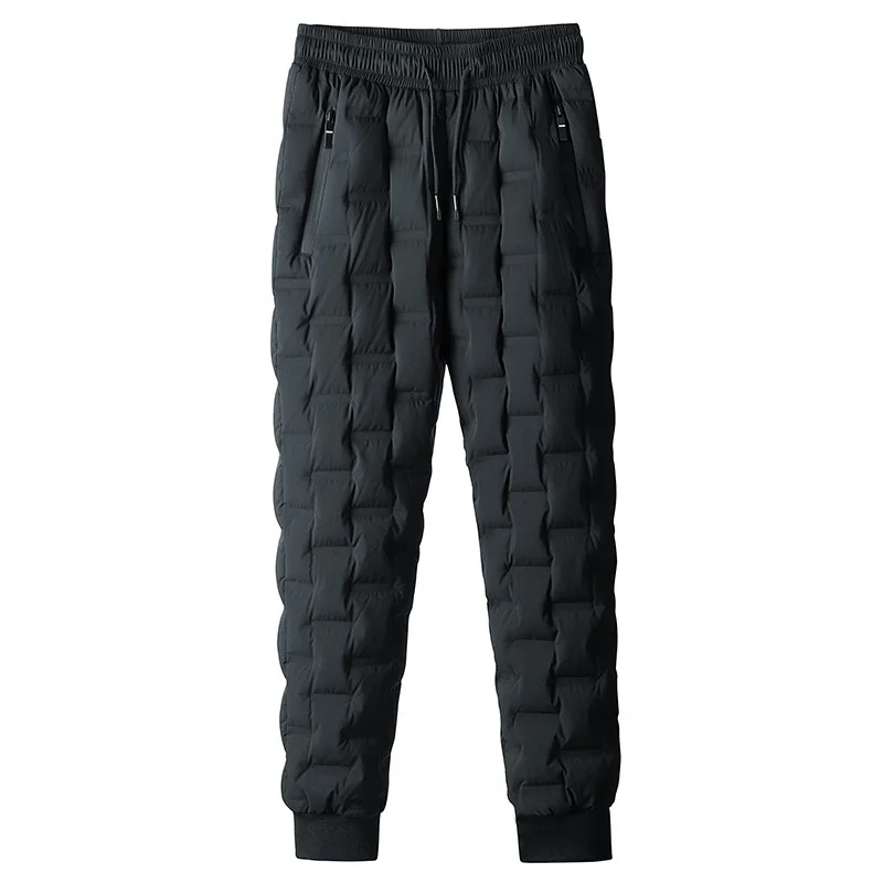 Pantalón plumón pato windbreaker hombre invierno resistencia viento - imagen 4