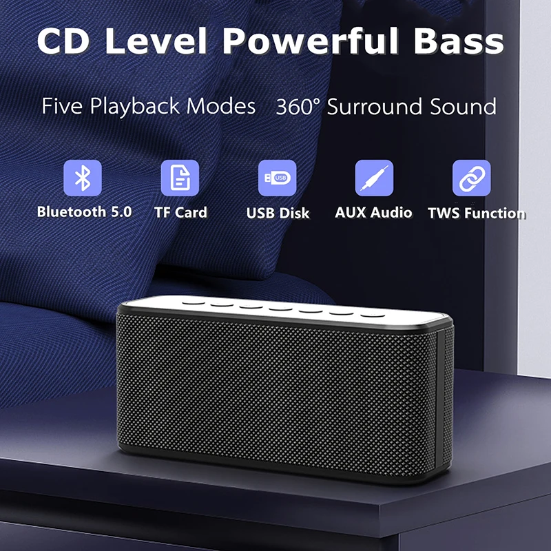 

XDOBO 60W X8 80W X8 Plus Bluetooth Speaker Portable Column Bass Stereo Speakers for the Computer Sound Bar Music Center Boom BOX