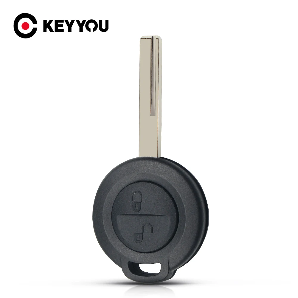 

KEYYOU Remote 2 Buttons Car Key Shell Cover Case For Mitsubishi Colt Warior Carisma Spacestar Straight Key Uncut Blade