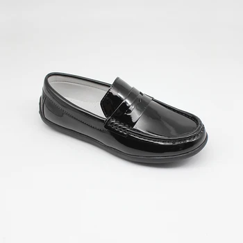 เด็กใหม่รองเท้าเด็กรองเท้าแตะเด็ก PU หนังรองเท้าแตะ Slip-On Soft Breathable Casual School รองเท้าเด็กขนาด25-37