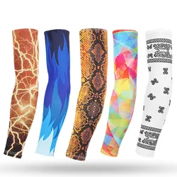 Cycling Arm Sleeve, Breathable UV Protection, Paisley Cuff, Fitness, Basketball, Elbow Pad, Sport Safety Warmers, Tattoo Sleeves