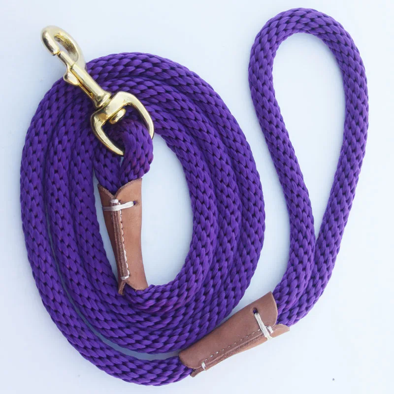 Correa de entrenamiento para perros, cordón ligero para seguimiento de perros pequeños y medianos, 2M, 5M, 10M, color negro y rojo