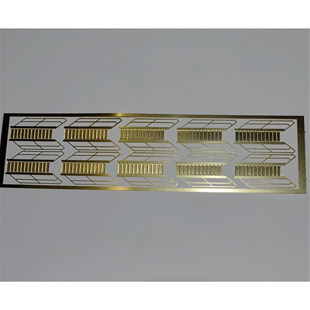 DIY Brass Etching 1:100 Inclined Ladders for RC Simulation Boat Ship Model Making Accessories Parts